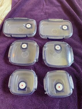 New Set of 6 Food Storage Containers